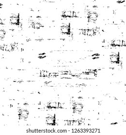 Vector grunge overlay texture. Black and white background