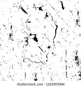 Vector grunge overlay texture. Black and white background