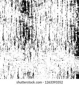 Vector grunge overlay texture. Black and white background