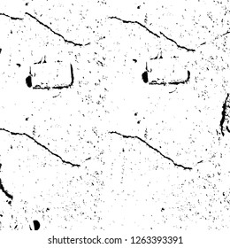 Vector grunge overlay texture. Black and white background