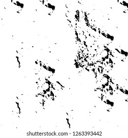 Vector grunge overlay texture. Black and white background