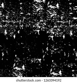 Vector grunge overlay texture. Black and white background