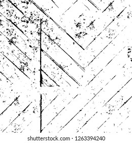 Vector grunge overlay texture. Black and white background