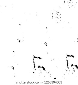 Vector grunge overlay texture. Black and white background