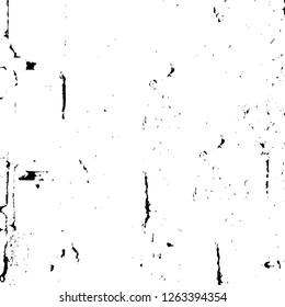 Vector grunge overlay texture. Black and white background