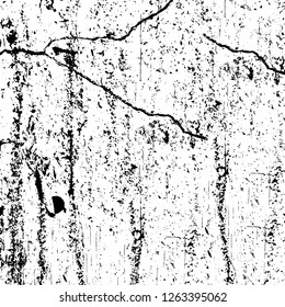 Vector grunge overlay texture. Black and white background