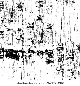 Vector grunge overlay texture. Black and white background
