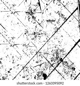Vector grunge overlay texture. Black and white background