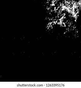Vector grunge overlay texture. Black and white background