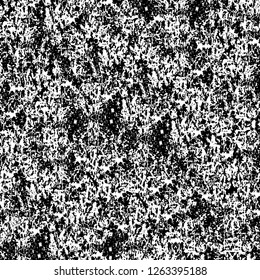 Vector grunge overlay texture. Black and white background