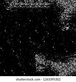 Vector grunge overlay texture. Black and white background