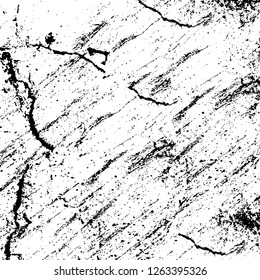Vector grunge overlay texture. Black and white background
