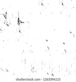 Vector grunge overlay texture. Black and white background