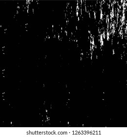 Vector grunge overlay texture. Black and white background