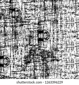 Vector grunge overlay texture. Black and white background