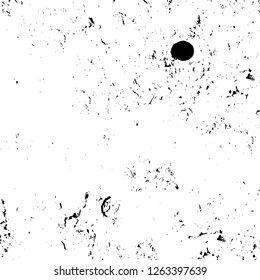 Vector grunge overlay texture. Black and white background