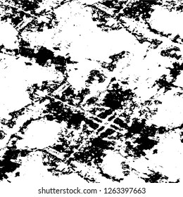 Vector grunge overlay texture. Black and white background