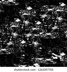Vector grunge overlay texture. Black and white background