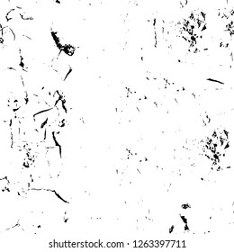 Vector grunge overlay texture. Black and white background