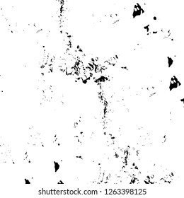 Vector grunge overlay texture. Black and white background
