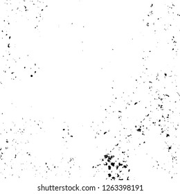 Vector grunge overlay texture. Black and white background