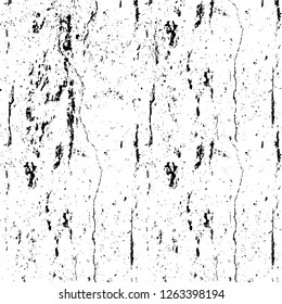 Vector grunge overlay texture. Black and white background