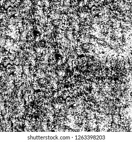 Vector grunge overlay texture. Black and white background