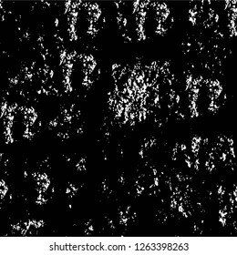 Vector grunge overlay texture. Black and white background