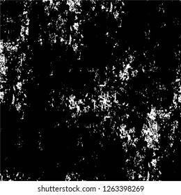 Vector grunge overlay texture. Black and white background