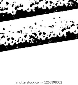 Vector grunge overlay texture. Black and white background