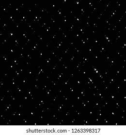 Vector grunge overlay texture. Black and white background