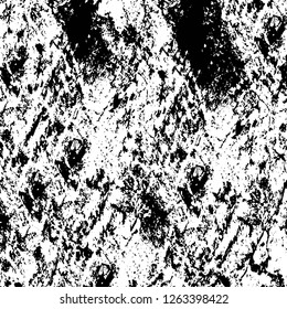 Vector grunge overlay texture. Black and white background