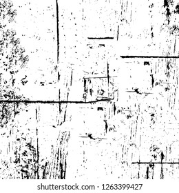 Vector grunge overlay texture. Black and white background