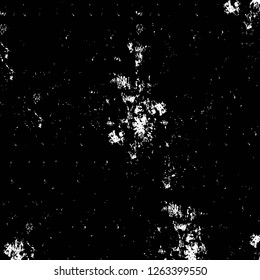 Vector grunge overlay texture. Black and white background