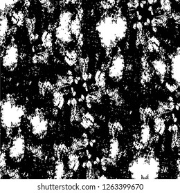 Vector grunge overlay texture. Black and white background