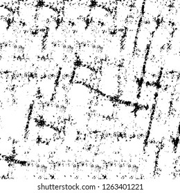 Vector grunge overlay texture. Black and white background