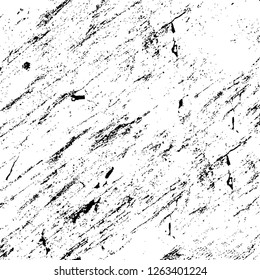Vector grunge overlay texture. Black and white background