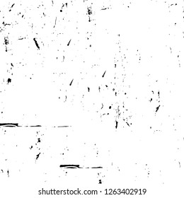 Vector grunge overlay texture. Black and white background