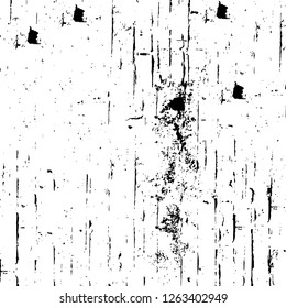 Vector grunge overlay texture. Black and white background