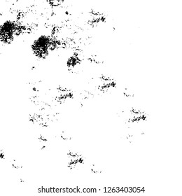 Vector grunge overlay texture. Black and white background