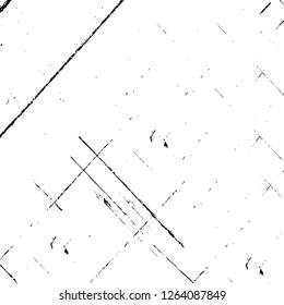 Vector grunge overlay texture. Black and white background. Abstract monochrome image includes a faded effect in dark tones