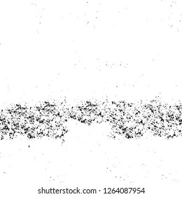 Vector grunge overlay texture. Black and white background. Abstract monochrome image includes a faded effect in dark tones