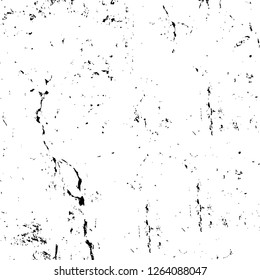 Vector grunge overlay texture. Black and white background. Abstract monochrome image includes a faded effect in dark tones