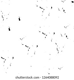Vector grunge overlay texture. Black and white background. Abstract monochrome image includes a faded effect in dark tones