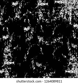 Vector grunge overlay texture. Black and white background. Abstract monochrome image includes a faded effect in dark tones