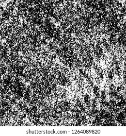 Vector grunge overlay texture. Black and white background. Abstract monochrome image includes a faded effect in dark tones