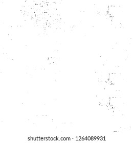 Vector grunge overlay texture. Black and white background. Abstract monochrome image includes a faded effect in dark tones