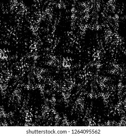 Vector grunge overlay texture. Black and white background. Abstract monochrome image includes a faded effect in dark tones