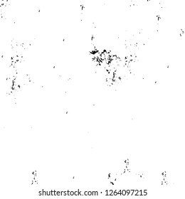Vector grunge overlay texture. Black and white background. Abstract monochrome image includes a faded effect in dark tones