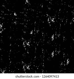 Vector grunge overlay texture. Black and white background. Abstract monochrome image includes a faded effect in dark tones